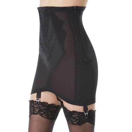 

High Waist Open Bottom Girdle with Zipper - 1294