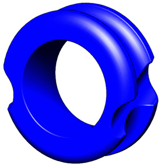 G5 Peep Sight Meta Pro Hunter - 3/16" Blue