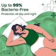 thumbnail image 3 of Anti Bacteria Period Panty for Girls & Women, (M-L), 10 Pcs, 360 Degree Overnight Coverage, 99.9% Bacteria Free, High Absorbency for Heavy Flow, Maternity Postpartum Disposable Panty, 3 of 5