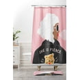 thumbnail image 2 of Society6 Charly Clements She Is Fierce Pink Bath Mat 34" x 21", 2 of 3
