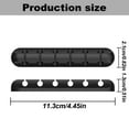 thumbnail image 4 of Qyaukm Cord/Cable Organizer Black Cord Holder, Wire Organizer Usb Cable Management Cord Keeper, 1 Pack Cable Clips for Car Home and Office (1 Slot), Retaining Clip, 4 of 9