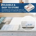 thumbnail image 3 of Memoryfield Washable 8' x 10' Area Rug, Foldable Geometric Printed Carpet, Soft Low Pile Abstract Floor Mats, Non Shedding Floor Covering for Bedroom Living Room, Multicolor, 3 of 8
