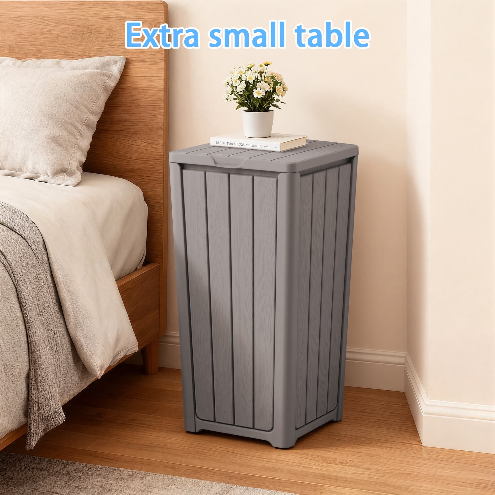 MAYEERTY 85L Trash Bin, Durable Detachable Mobile Garbage Can for Home Office Store