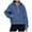 Dark Blue, variant on Tunic Tops for Women Loose Fit Casual Long Sleeve Winter Fall Relaxed Hooded Long-sleeved Blouson Off the Shoulder with Pocket Plain Hoodie Cotton Sweatshirts Tops(Light Pink,XL)