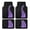 Light Purple, variant on Car Floor Mats Full Set – Front & Rear Car Floor Mats with Aluminum Design, Anti-Slip Backing, All-Weather Protection, Trim-to-Fit Car Mats for Most Sedans, SUVs & Vans