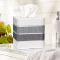 thumbnail image 5 of Resin Tissue Box Cover for Modern Home Decor - Minimalist Square Tissue Box Holder for Guest Room, Bedroom, Bathroom, Tabletop & Office - Durable and Aesthetic Tissue Holder, Modern, 5 of 5