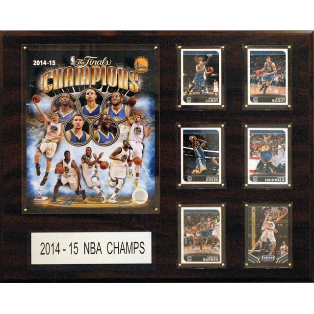 Placa coleccionable C&I de los Golden State Warriors de la NBA 2014-2015
