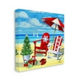 thumbnail image 4 of Stupell Industries Coastal Christmas Scene Holiday Painting Gallery Wrapped Canvas Print Wall Art, 30 x 30, 4 of 8
