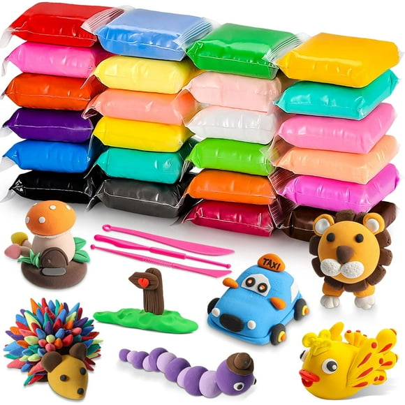 Fuebueo Modeling Clay for Kids 36 Colors DIY Molding Magic Clay for with Tools, Toys Gifts for Age 3 4 5 6 7 8+ Years Old Boys Girls Kids