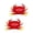 2 pieces-L, variant on 1/2Pcs Simulated Crabs Figurines User Friendly ABS Materials Table Decoration Perfect For Kitchen And Marine Decors