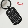 thumbnail image 4 of Remember I Love You Son Birthday Gifts, Best Proud of Son Keychain for Our Teen Boy, Fathers Day from Mom, 4 of 6