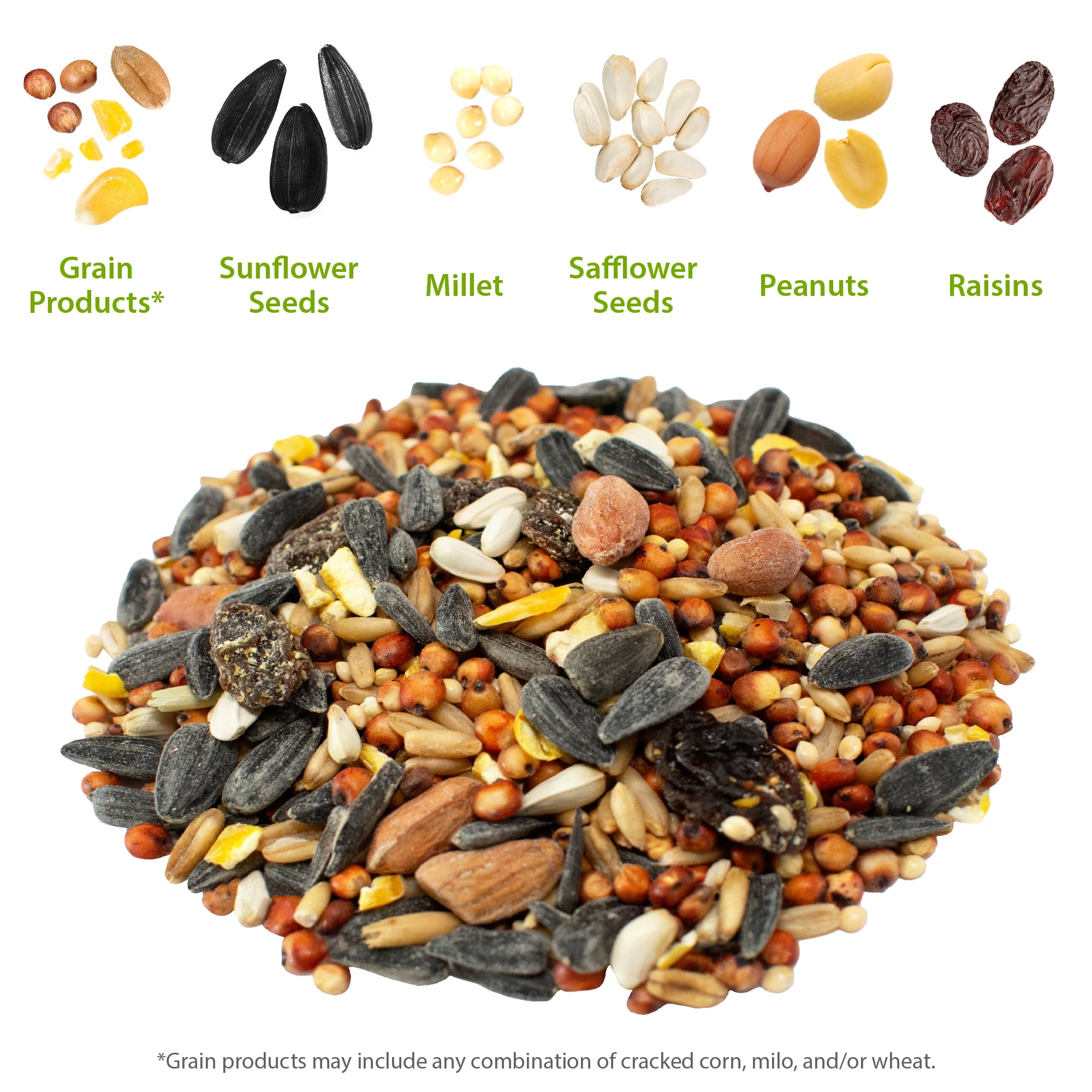 (3 pack) Western Regional Blend Wild Bird Food, Dry, 1 Count per Pack, 5 lb. Bag