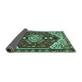 thumbnail image 2 of Ahgly Company Indoor Rectangle Persian Turquoise Blue Traditional Area Rugs, 3' x 5', 2 of 4