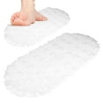 thumbnail image 4 of Non-Slip Shower Mats, Water Drainage with Suction Cups for Secure Grip, Reliable Material Machine Washable Transparent Pebble Design for Natural Foot Sensation, 4 of 8