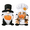 male and Female dolls, variant on KYAIGUO Fall Decor Plush Chef Gnome Decorations Thanksgiving Autumn Faceless Doll Hand Held Pumpkin Ornaments for Home Kitchen Table Ornaments