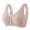Pink Everyday bra for WOMEN, variant on ATOYSOY Plus Size Everyday Bra Floral Lace Breathable Push Up Underwear Front Closure Button Workout Support Full Coverage Bra Girls Teens Smoothing Comfy Bra Black
