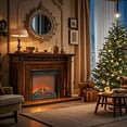 thumbnail image 7 of Innoflame 23" Electric Fireplace Insert, Fireplace Heater with Log Set & Realistic Flame, Recessed Fireplace with Over Heating Protection, Low Noise, 1400W, Black(23" X 17.6"), 7 of 7