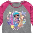 thumbnail image 3 of LOL OMG! Fashion Dolls - Candylicious, Butterflies, & Hearts - Toddler & Youth Girls Raglan Graphic T-Shirt, 3 of 5