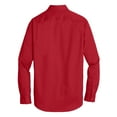 thumbnail image 6 of Mens SuperPro Twill Versatile Cotton/Polyester Shirt Rich Red X-Small, 6 of 6