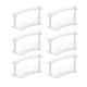 thumbnail image 1 of 6pcs Presentante de lápiz Ornamento de estantería extraíble 6 Slots Organizador de soporte de bolígrafo para cepillos de maquillaje de cejas Marcador, 1 of 8