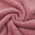 thumbnail image 6 of PiccoCasa Fluffy Fleece Blanket Lightweight Plush Throw Blanket for Couch Sofa Bed, Dark Pink Throw(50" x 60"), 6 of 6