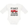 thumbnail image 3 of Inktastic Volunteer Firefighter Daddy Boys or Girls Long Sleeve Baby Bodysuit, 3 of 5