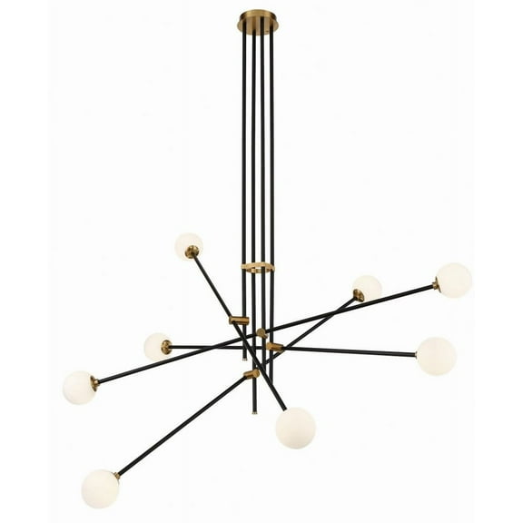 P8152-681-George Kovacs Lighting-Cosmet - 8 Light Pendant-21.5 Inches Tall and 50 Inches Wide