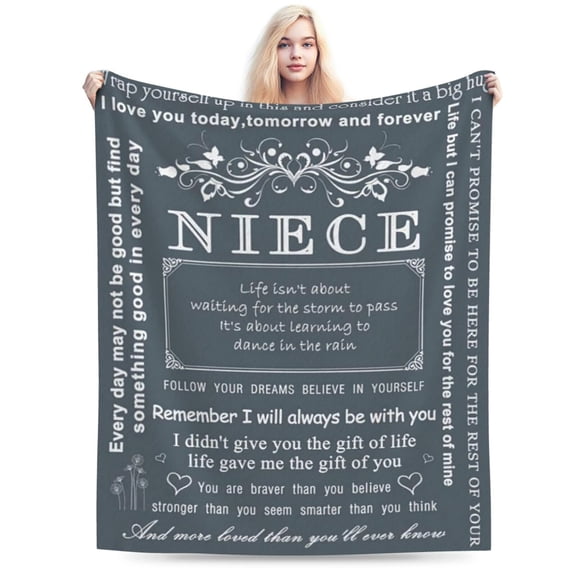 Niece Gifts from Auntie, Niece Throw Blanket 50x40