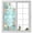 Ombre Teal Green, variant on Beige Coastal Window Privacy Film, Summer Nautical Beach Coral Starfish Static Cling UV Sun Blocking Heat Control Window Tint Day and Night, Non-Adhesive One Way Windows Privacy Cover 35.4''x78.7''