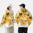 thumbnail image 6 of Gaeub Honey Bee Men's and Women's UPF 50+ Long-Sleeved Sun Protection Clothing, Fishing Shirt Long Sleeve Zip - Medium, 6 of 9