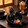 thumbnail image 6 of Dragon Shaped Decorative Tray Figurine Storage 3D Printed Tabletop Organizer for Candy Jewelry Keys Gothic Home Desktop Decor Ornament, 6 of 6
