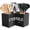 Black, variant on Extra Large Kitchen Utensils Holder with 3 Compartments,Corner Utensil Caddy for Countertop,Wooden Utensil Organizer for Kitchen Countertop, Farmhouse Decor- Black