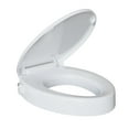 thumbnail image 1 of Soft Close Elevated Bidet Seat Elongated, with Quick-Release Hinges & Quick-Attach Hardware for Easy Clean, Durable White Toilet Seat Never Loose Easy Install, 1 of 8