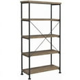 thumbnail image 6 of Coaster Furniture Analiese Rustic Industrial Decorative Bookcase - Rustic Oak, 6 of 8