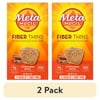 (2 pack) Metamucil Fiber Thins, Psyllium Husk Fiber Supplement for Digestive Health, Cinnamon Spice, 12 Ct