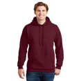 thumbnail image 5 of Hanes Mens Ultimate Cotton Hooded Sweatshirt Heavyweight Fleece Lined Hood Pullover Hoodie -WD17 (Maroon 2XL), 5 of 5