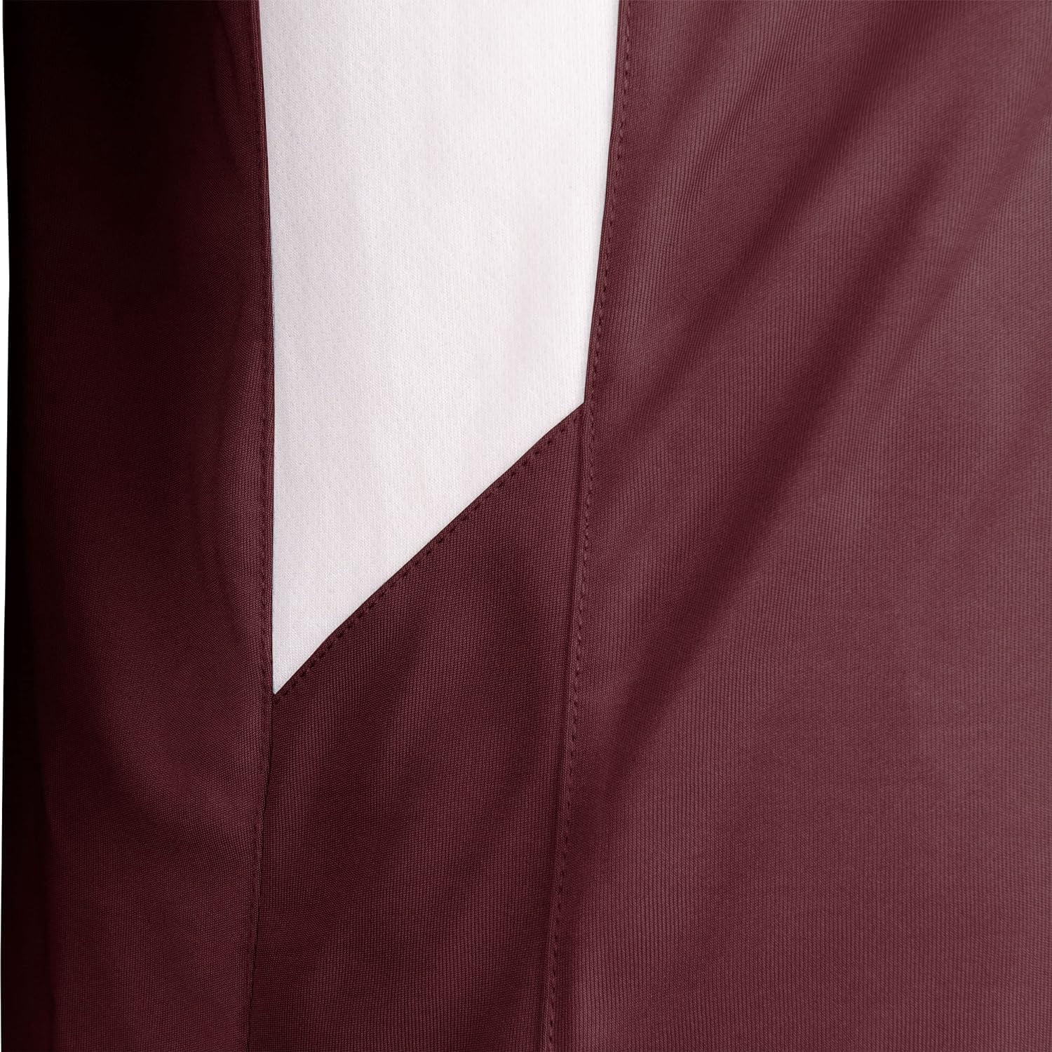 Check Baseball/Softball Jersey, Youth X-Small, Maroon with White Highlights