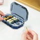 thumbnail image 1 of Pastillero portátil hermético | Pastillero de viaje impermeable para suplementos diarios | Dispensador compacto de pastillas con junta sellada, 1 of 6