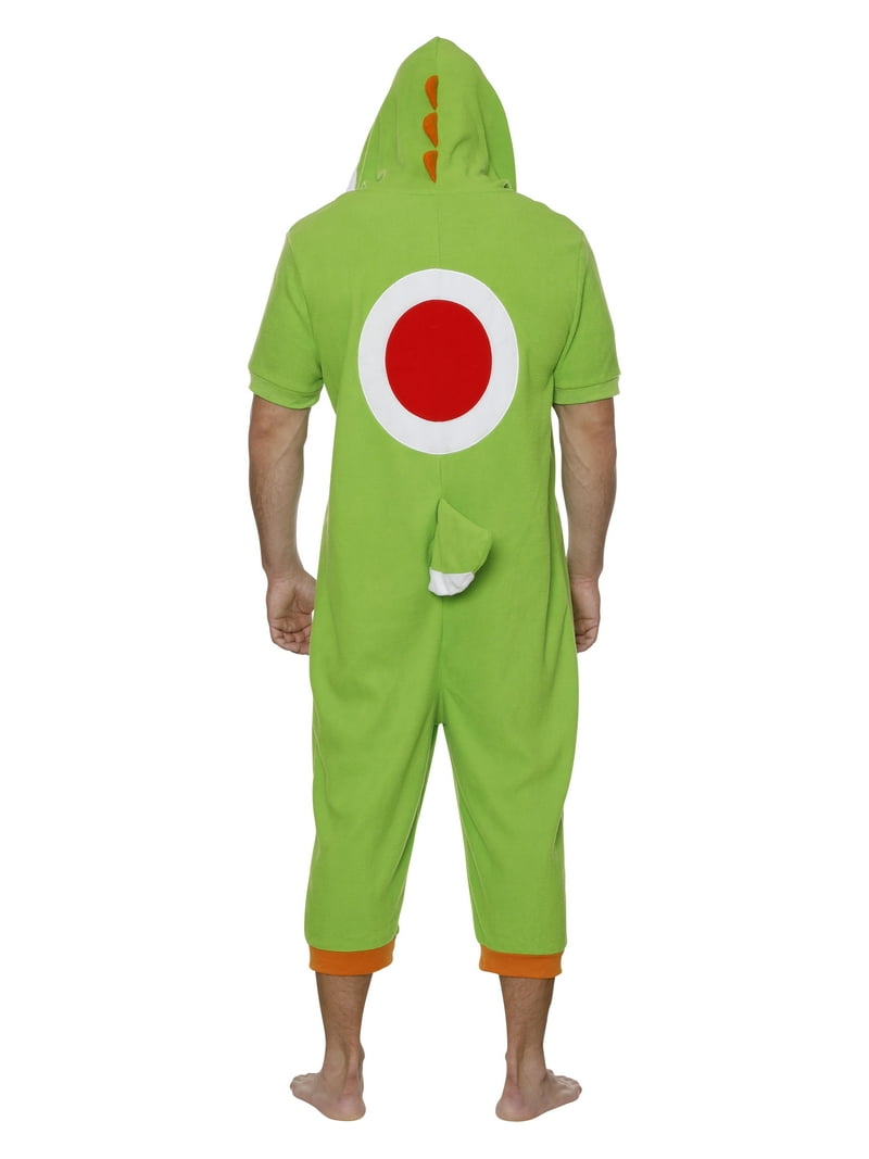 Adult's Yoshi Union Suit Pajamas Onesie, Nintendo Super Mario