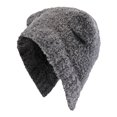 thumbnail image 2 of Dyfzdhu Winter Warm Woolen Hat Cute Bear Versatile Face Small Ear Cap Gray, 2 of 3