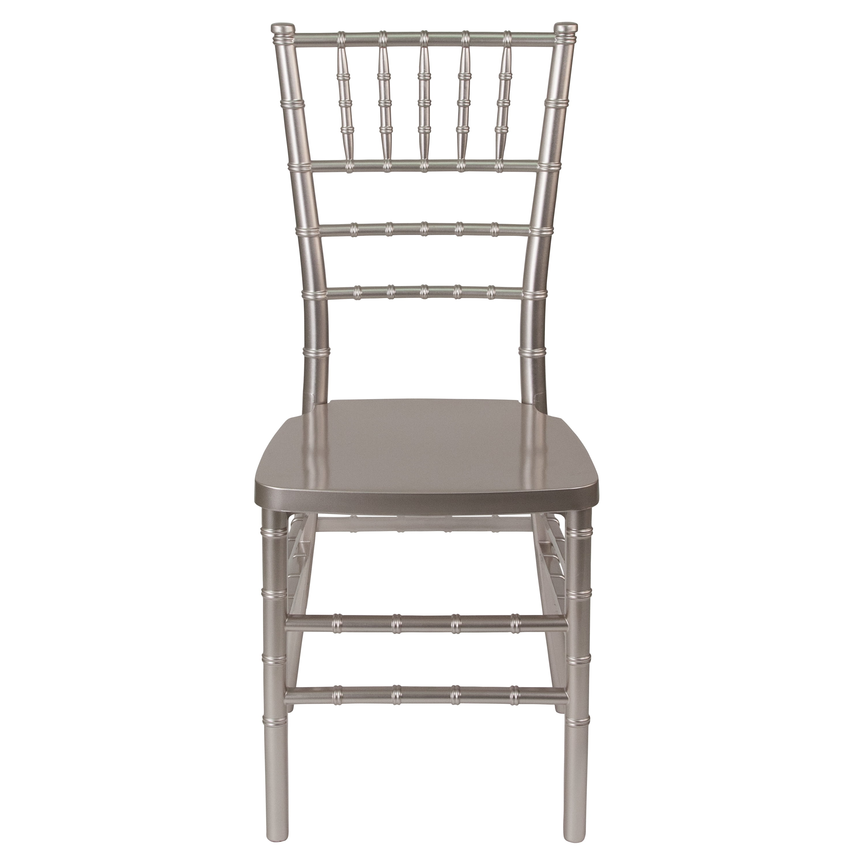 HERCULES PREMIUM Series Pewter Resin Stacking Chiavari Chair Flash Furniture 2 Pk 