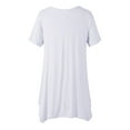 thumbnail image 3 of Cathalem T Shirts Womens Slim Fit T Shirts Basic Tee Smoke Cloud Pro Collection,White S, 3 of 3