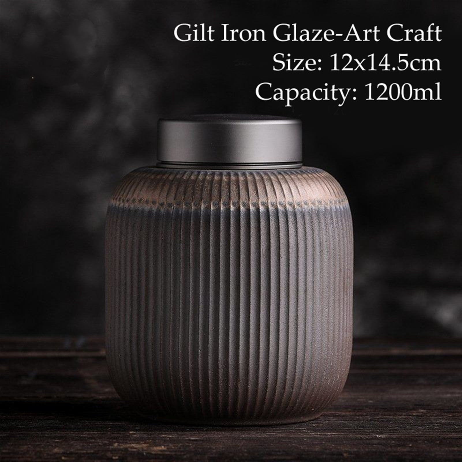 600 1200ml Dog Urn Gilt Iron Glaze Feng Shui Pet Urn Funeral Cremation Urns For Dogs Cats