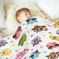 thumbnail image 4 of Owl Blanket, Color Doodle Cute Owl Baby Blankets, Owl Baby Blanket, Owl Gifts Blanket, Gift Blanket for Boys Girls, Throw Blanket in Living Room Bedroom, Birthday Gifts for Kids Newborns,(50"x60"), 4 of 7