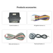 EASYGUARD ES004 Universal Version Push Engine Start Button with Remote Engine Start Optional DC12V