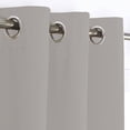 thumbnail image 3 of Cortinas Blackout 275cm Ancho X 215cm De Largo En 2 Paneles, 100% Microfibra Poliéster GRIS, 3 of 7