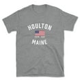 thumbnail image 1 of Houlton Maine Patriot Men's Cotton T-Shirt, 1 of 1