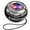 Silver-Metal (Colorful Light), variant on Auto-Start Gyroscopic Wrist Trainer Ball - Forearm Exerciser for Strengthening Arms, Fingers, and Grip - Black with Colorful Light