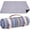 Multi Color, variant on Waterproof Picnic Blanket Portable with Carry Strap for Beach Mat or Family Outdoor Camping Party, Park Blanket for Grass Park, Hiking, Travel, Concerts (Denim Blue)