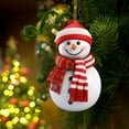 thumbnail image 4 of Costeam Christmas Unique Acrylic Snowman Hanging Pendant Ornament Christmas Tree Decoration Festive Xmas Hanging Ornament For Home Tree Decor, 4 of 5